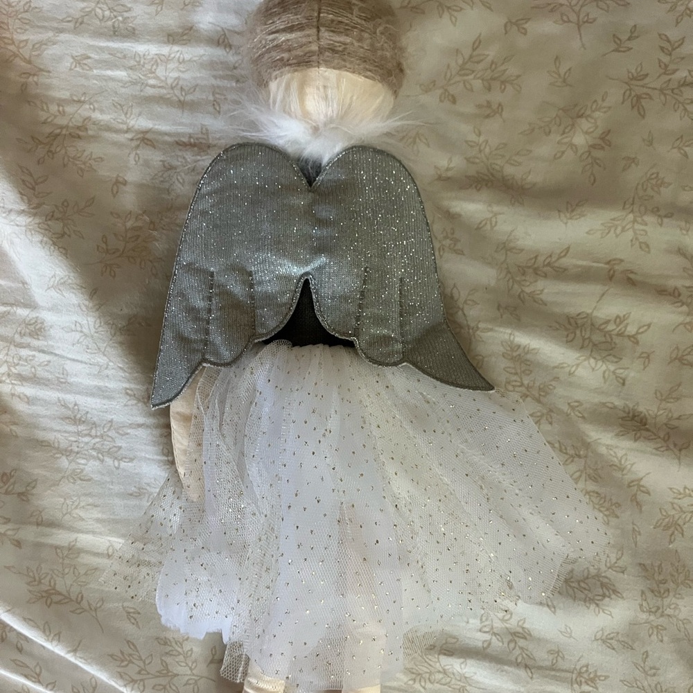 Anthropologie Cream and White Plush ballerina fairy Doll - Picture 2 of 4